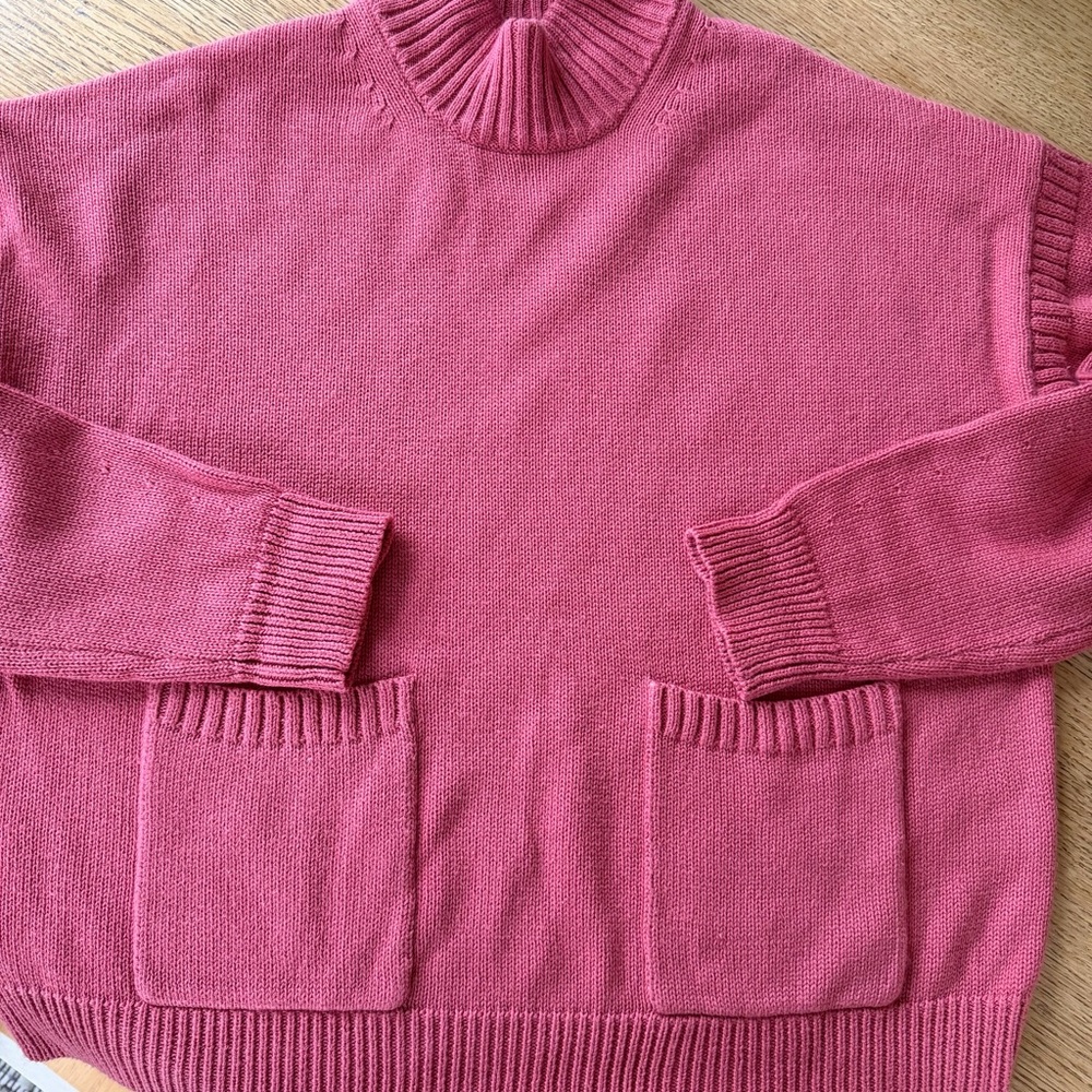 J. Crew Rose Turtleneck Sweater